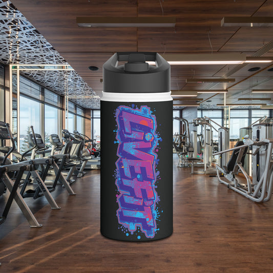 Live Fit Stainless Steel Water Bottle - Gym Bottle - Fitness Gift -  Sports Hydration - Eco-Friendly Water Container - Workout Accessory -  [...]