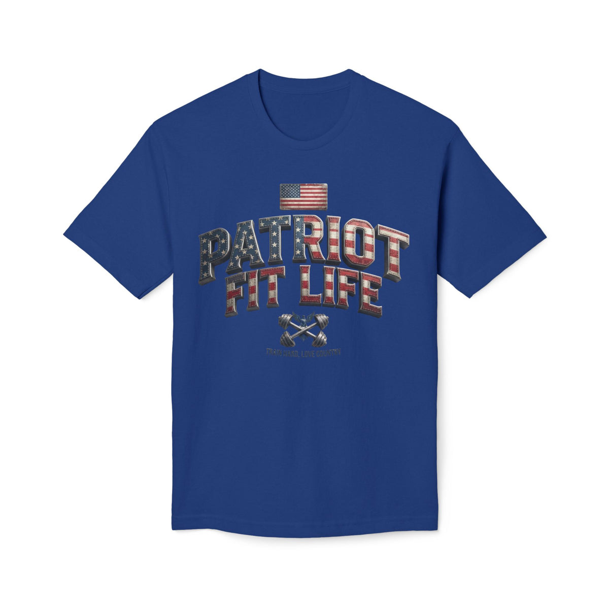 Patriot Fit Life T-Shirt — American Flag Workout Tee