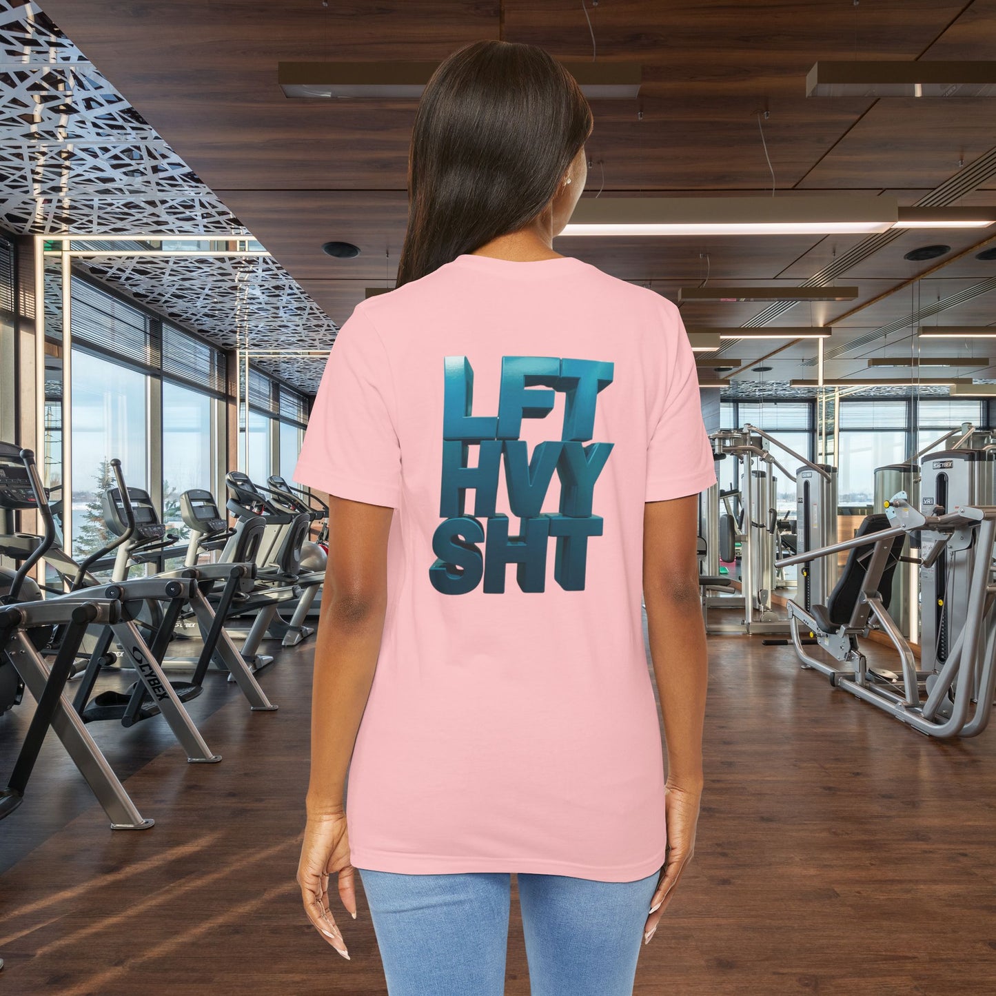 Lift Heavy Shit - LFT HVY SHT - Gym T-Shirt - Motivational Weightlifting Tee