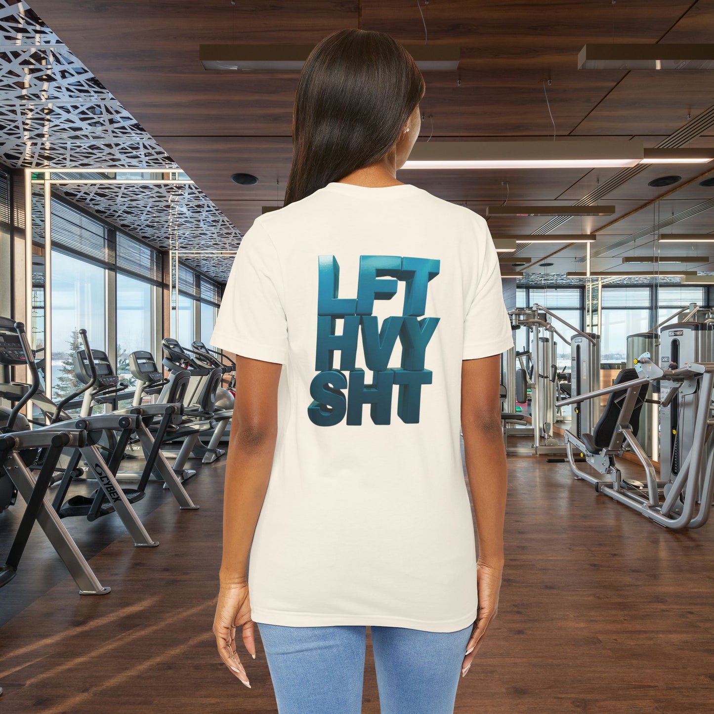 Lift Heavy Shit - LFT HVY SHT - Gym T-Shirt - Motivational Weightlifting Tee