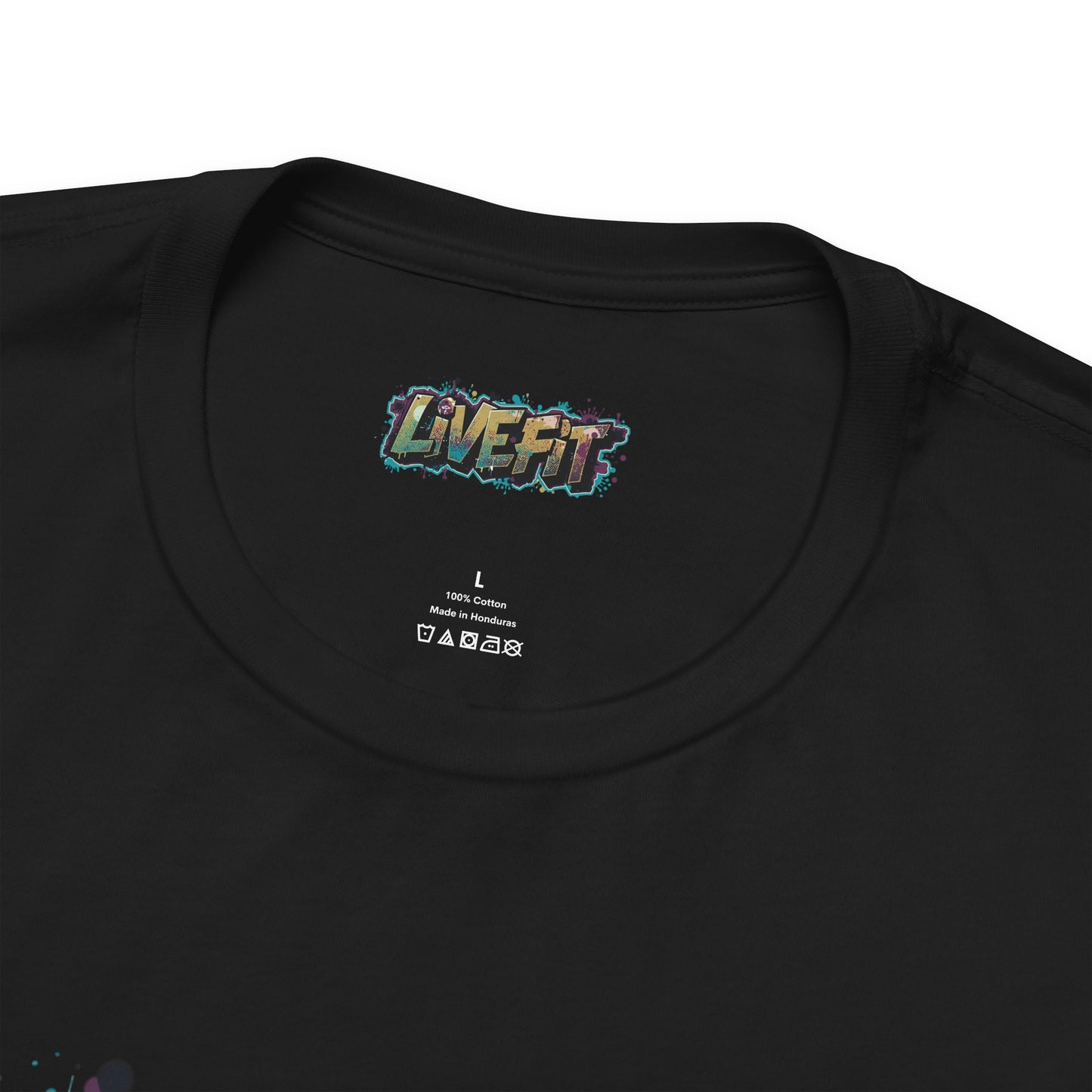 LIVE FIT Graphic Fitness Tee - Motivational Workout Apparel