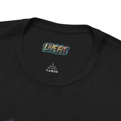 LIVE FIT Graphic Fitness Tee - Motivational Workout Apparel