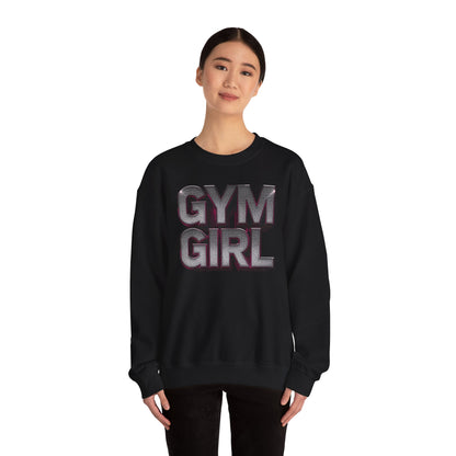 Gym Girl Crewneck Sweatshirt - Stylish Fitness Apparel - Women's Workout Sweatshirt - S-4XL