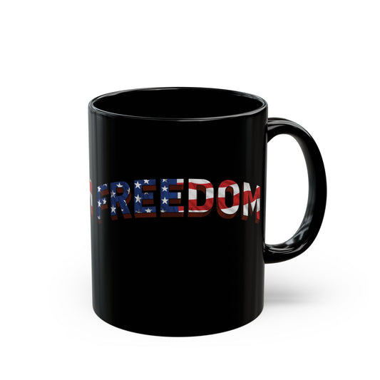 Freedom Flag Mug — American Patriotic Coffee Cup (11oz, 15oz)