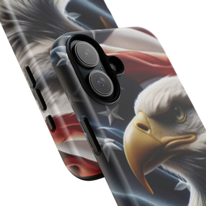 Patriotic Eagle Phone Case | Tough Cases for Nature Lovers, Gift for Veterans, Independence Day, Memorial Day