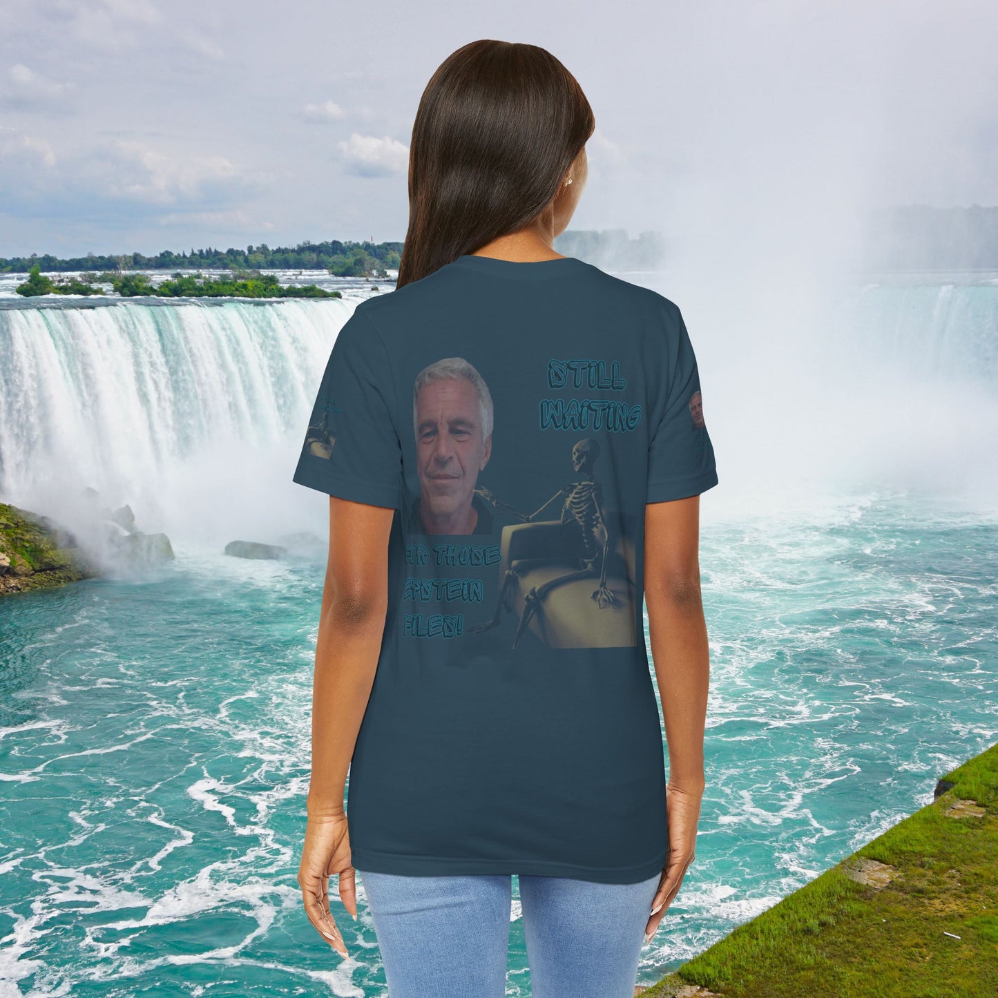 💥 Epstein T-Shirt  💥  Still  Waiting  For  Those  Epstein  Files!  💥  Sizes   XS - 5XL  💥 8  Different  Colors To  Choose  From  💥