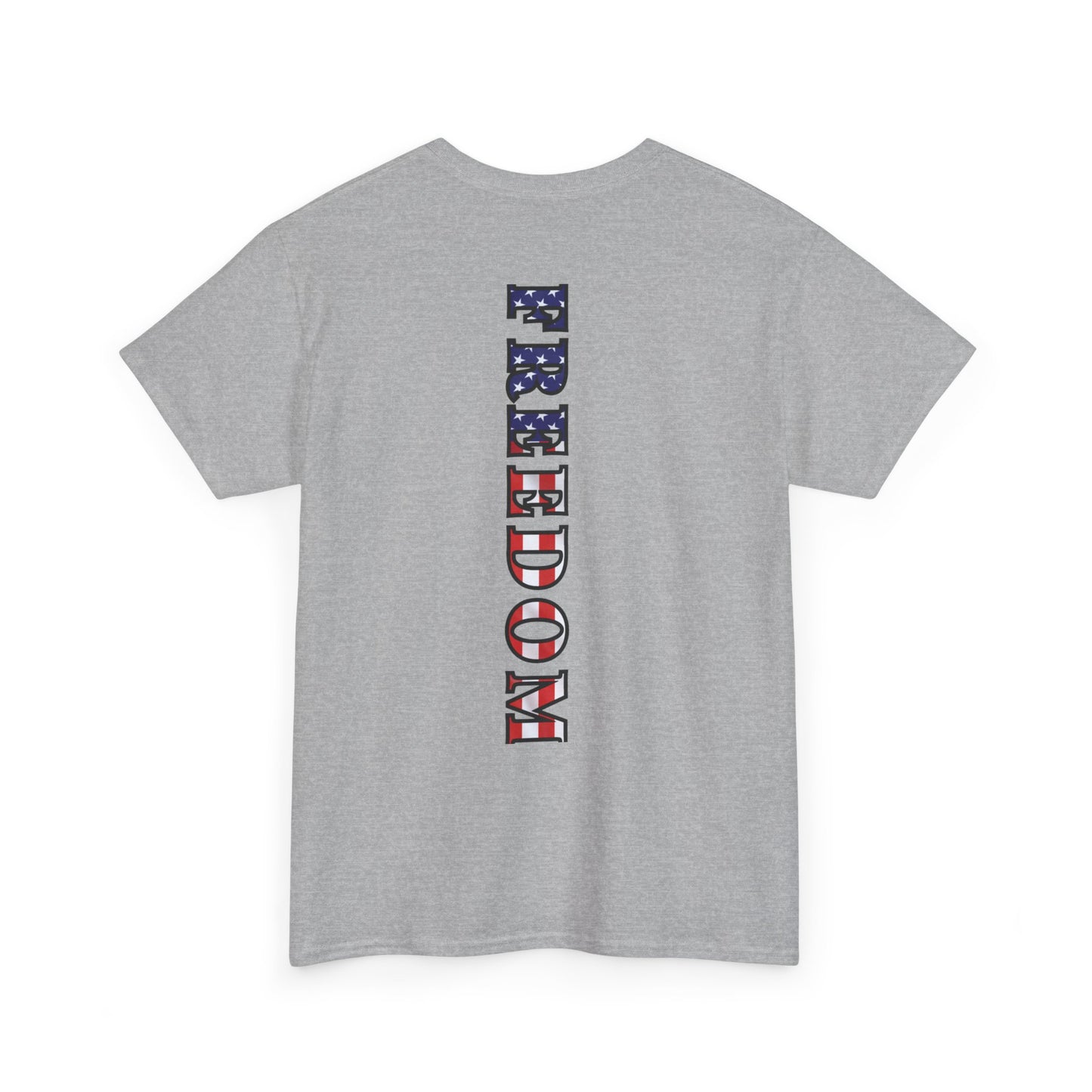 Freedom Patriotic T-Shirt - Red White Blue - American Flag Tee - Unisex S-5XL