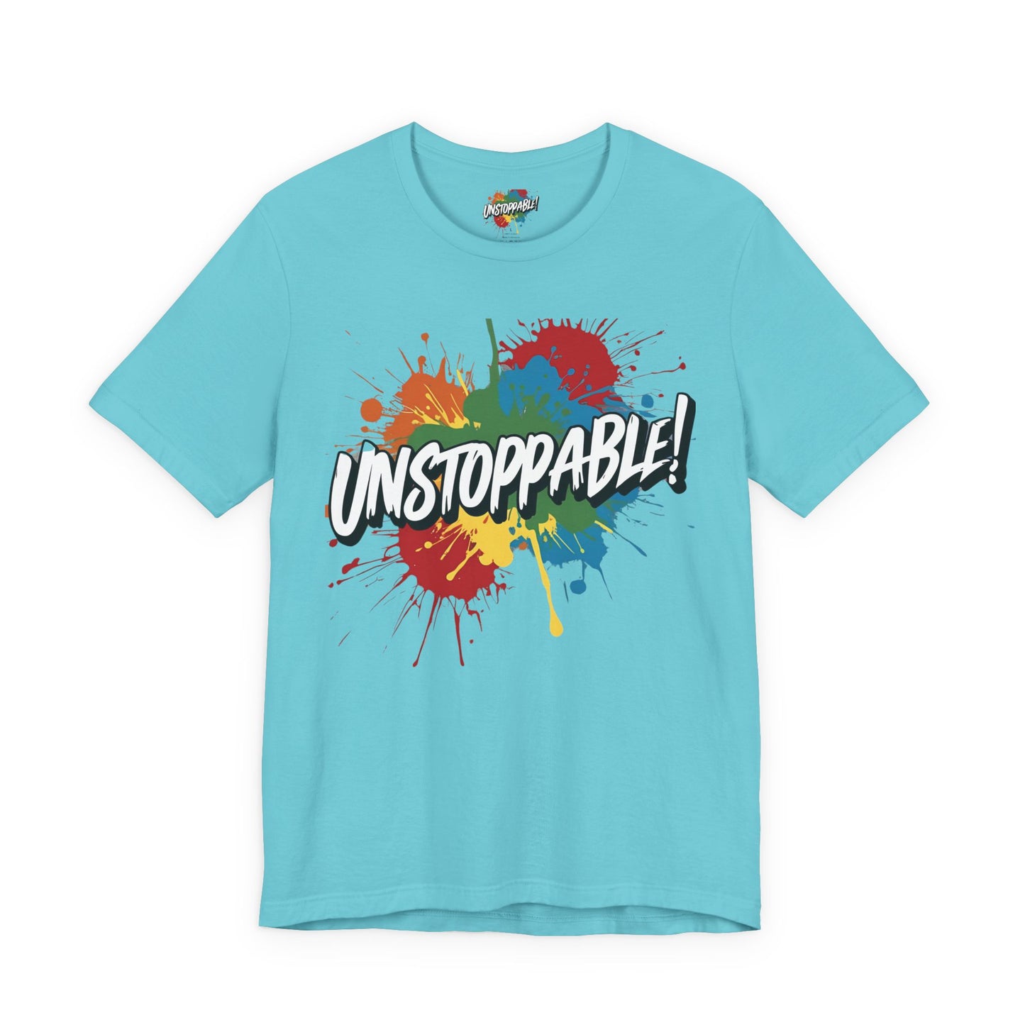 Unstoppable Design Tee - Vintage  Retro  Unisex  Tee - Classic  T-Shirt - Graphic Tee - Casual  Shirt - Short  Sleeve  Shirt