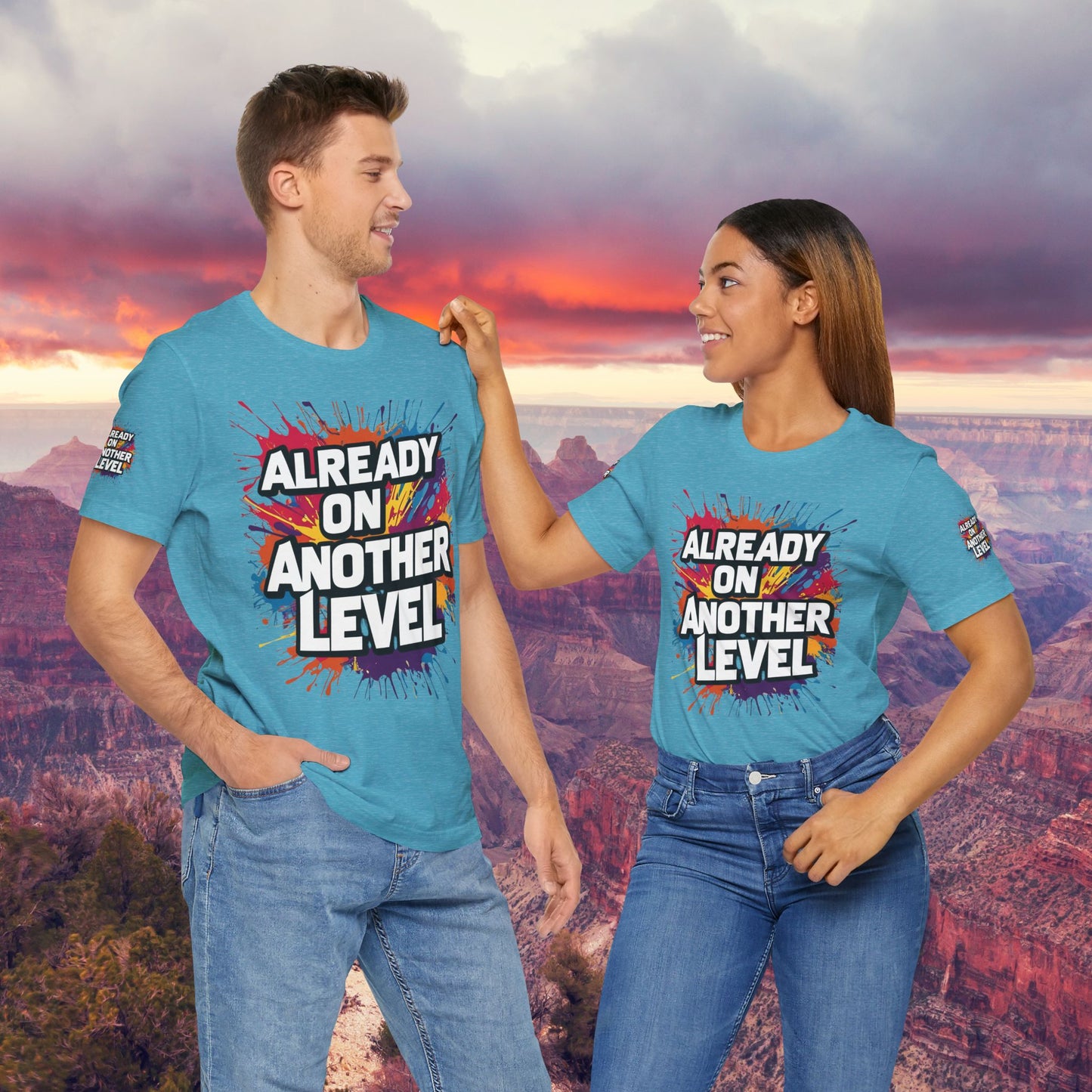 💥 Colorful  💥 Motivation  Tee 💥  'Already on Another Level'  💥 8  Different  Colors  💥 Sizes  XS - 5XL 💥