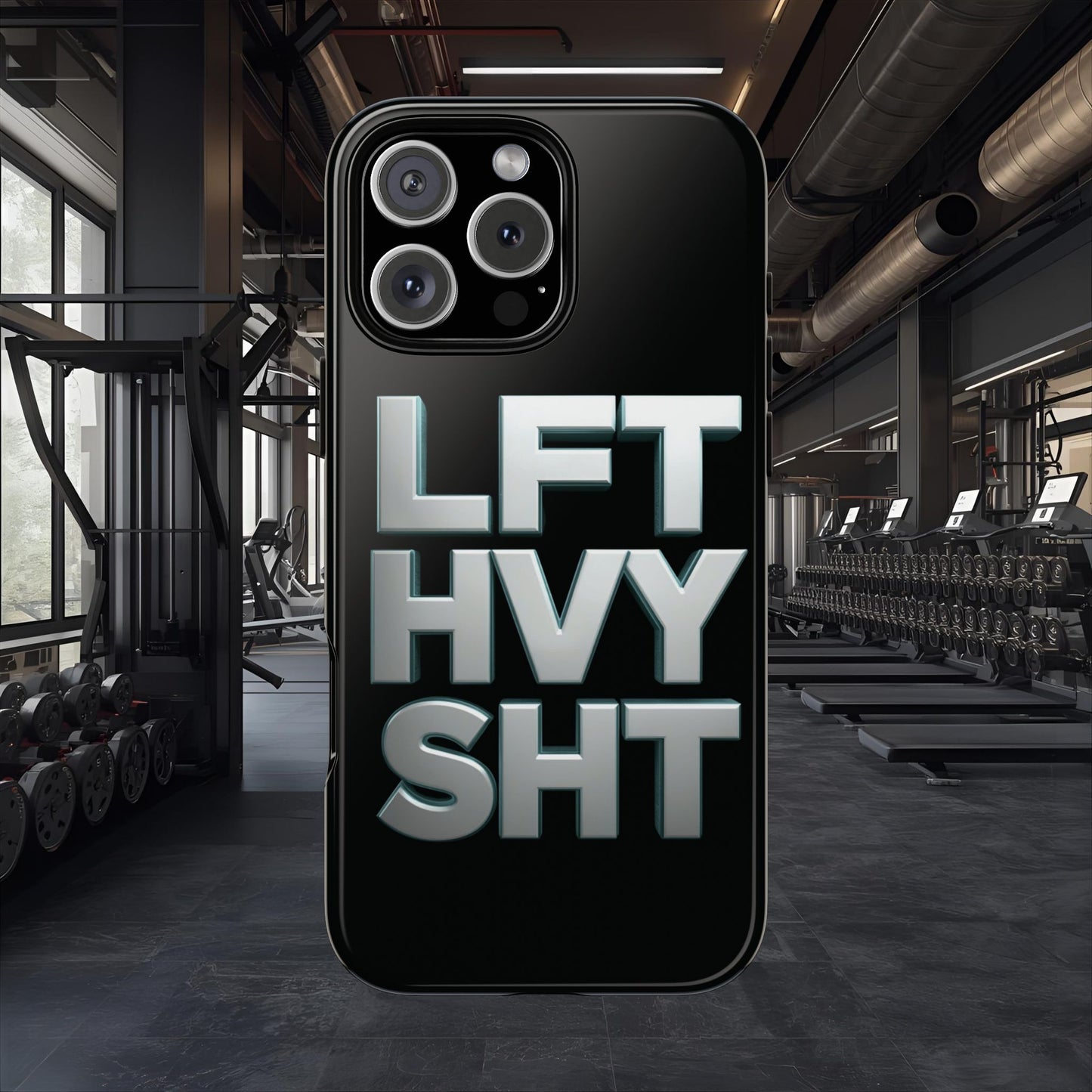 Phone Case — 'LFT HVY SHT' Bold Gym Fitness Protection Case