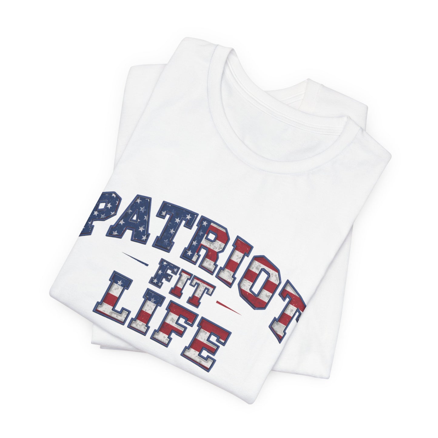 Patriot Fit Life T-Shirt | American Flag Stars & Stripes Athletic Tee