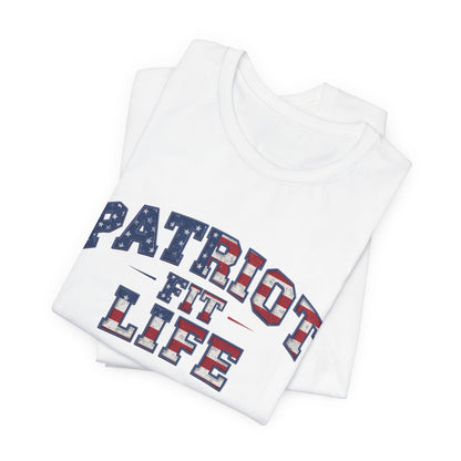 Patriot Fit Life T-Shirt | American Flag Stars & Stripes Athletic Tee
