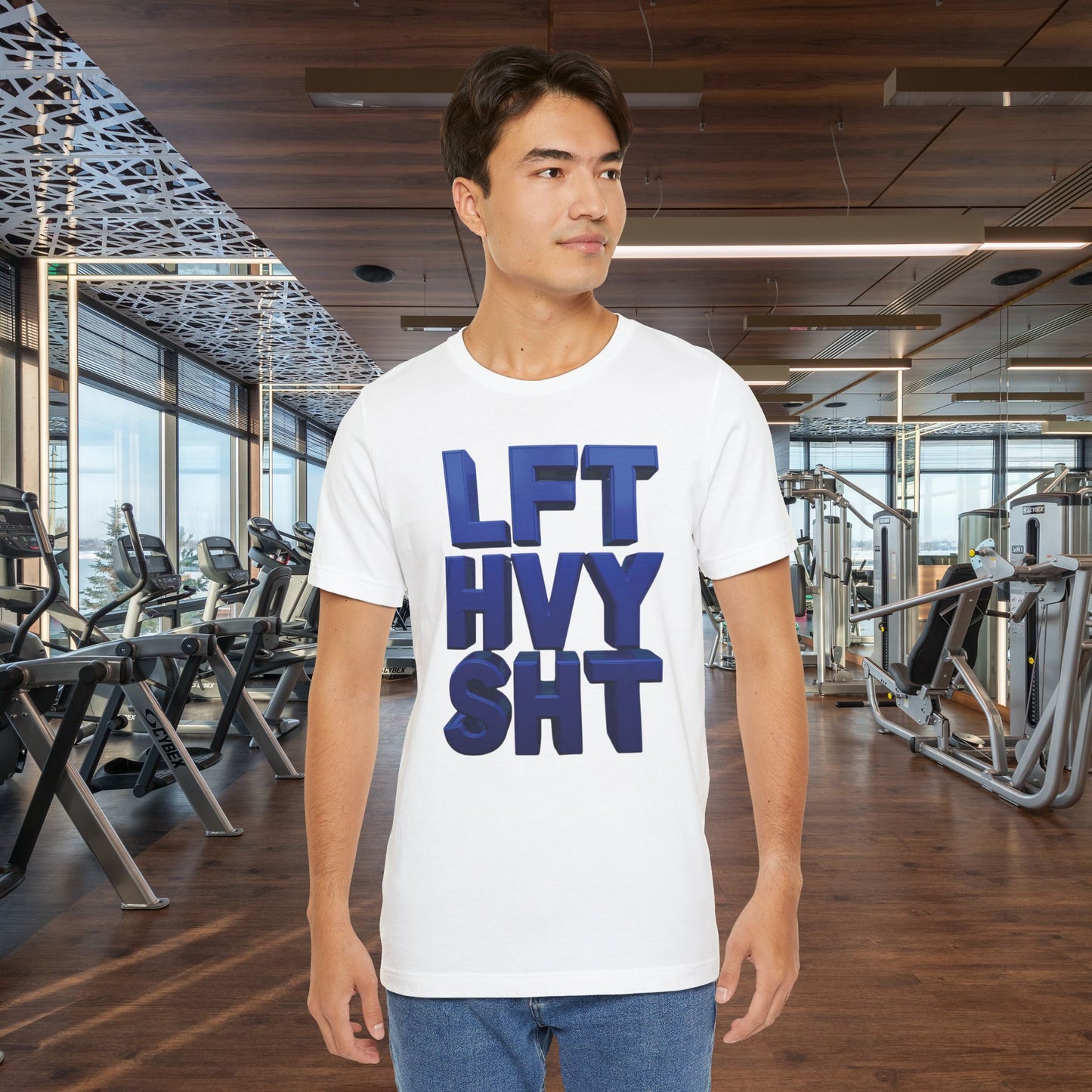 LFT HVY SHT - Lift Heavy Shit - Bold 3D Gym Tee - Fitness