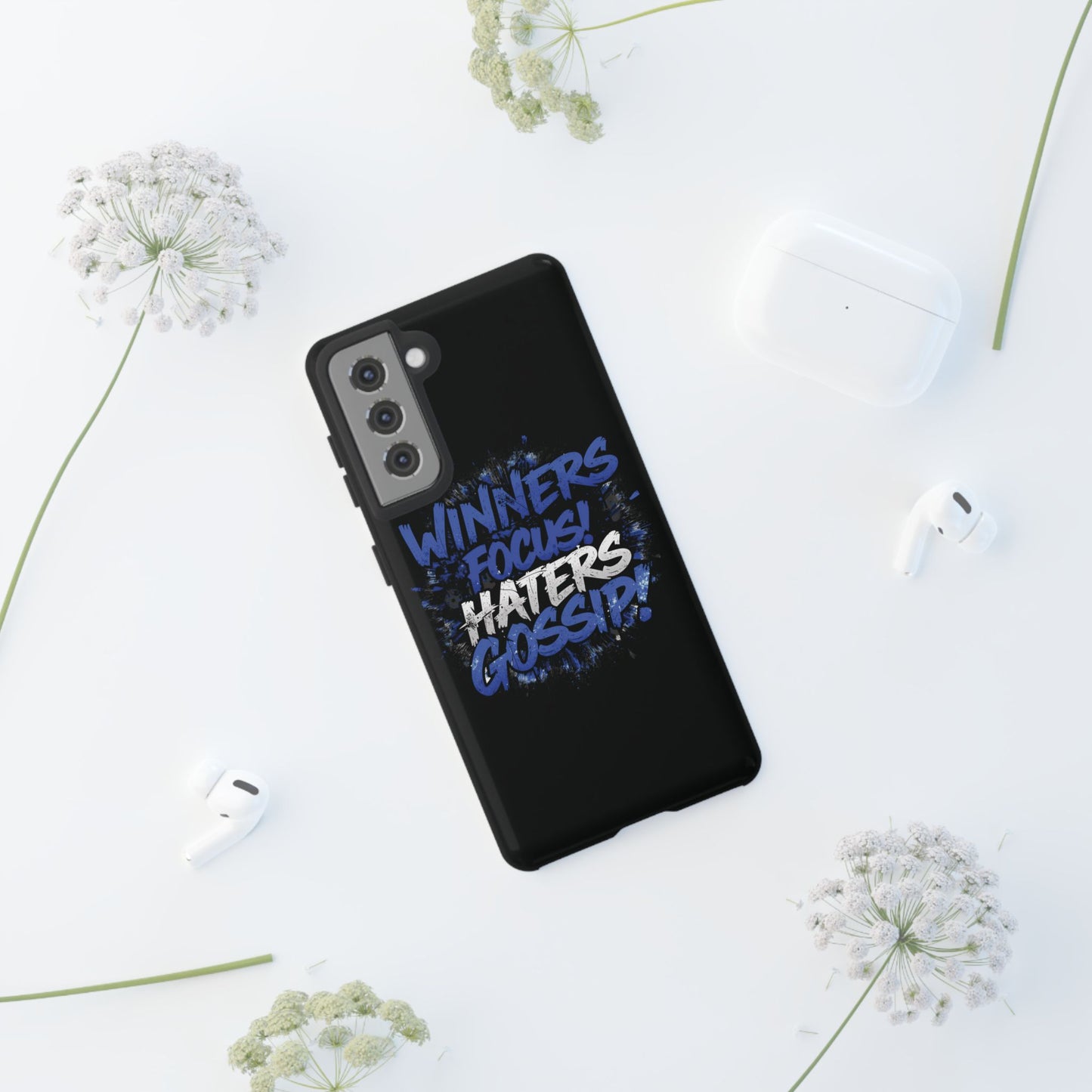 Tough Phone Cases - Winners Focus Hater's Gossip Design