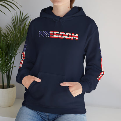 Patriotic Freedom Hoodie - Unisex American Flag Sweatshirt - Red White and Blue - Comfortable Pullover for Celebrations -  Perfect for Independence Day -  Gift [...]