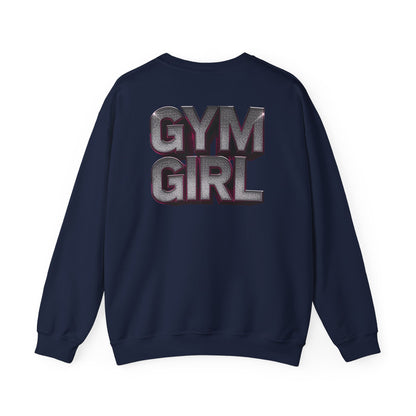 Gym Girl Crewneck Sweatshirt - Stylish Fitness Apparel - Women's Workout Sweatshirt - S-4XL