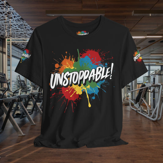 💥 Unstoppable Print Design 💥 Vintage  Retro 💥 Unisex Tee 💥 Classic  T-Shirt 💥 Graphic Tee 💥 Casual  Shirt 💥 Short Sleeve  Shirt 💥