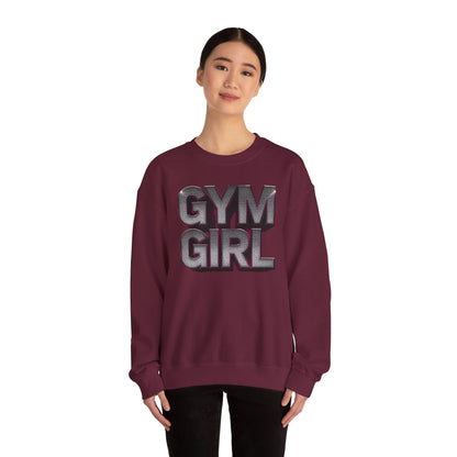 Gym Girl Crewneck Sweatshirt - Stylish Fitness Apparel - Women's Workout Sweatshirt - S-4XL