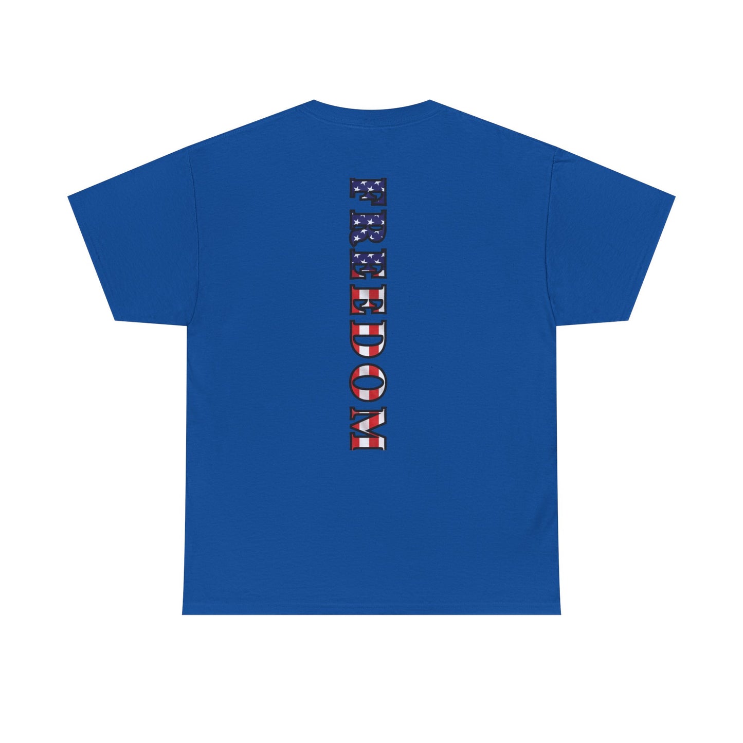 Freedom Patriotic T-Shirt - Red White Blue - American Flag Tee - Unisex S-5XL