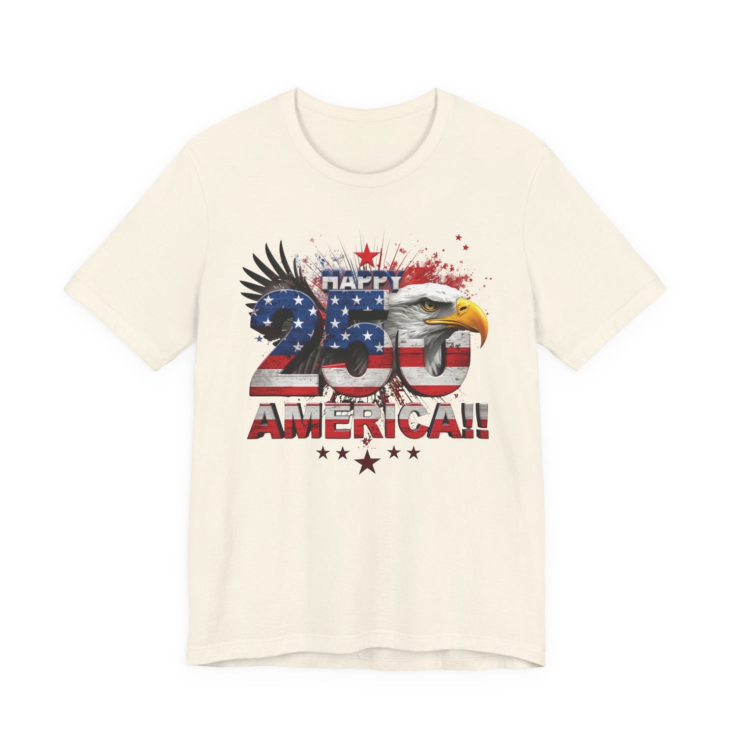 America 250th Anniversary Eagle T-Shirt | Distressed Flag Patriotic Tee