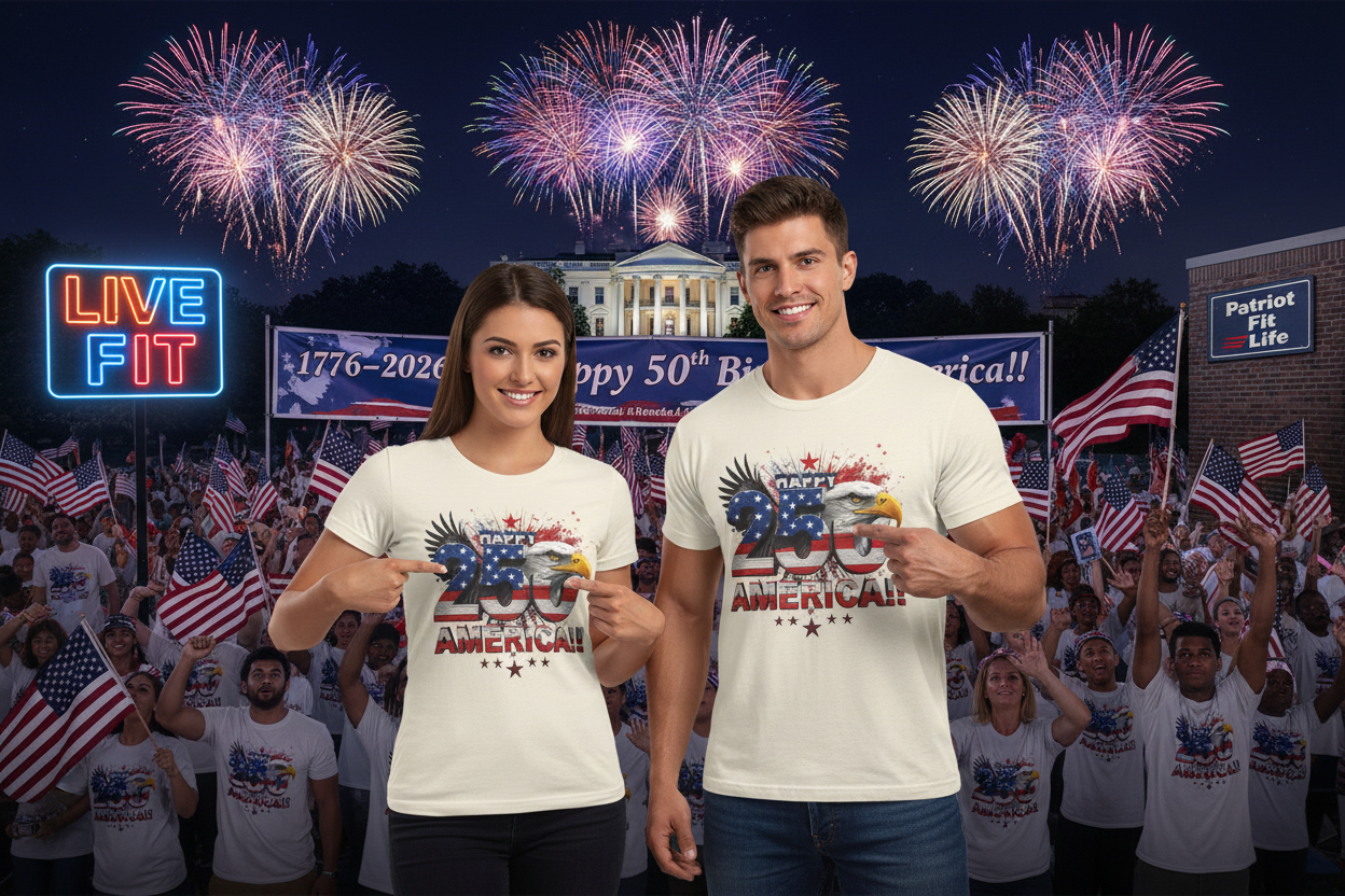 America 250th Anniversary Eagle T-Shirt | Distressed Flag Patriotic Tee