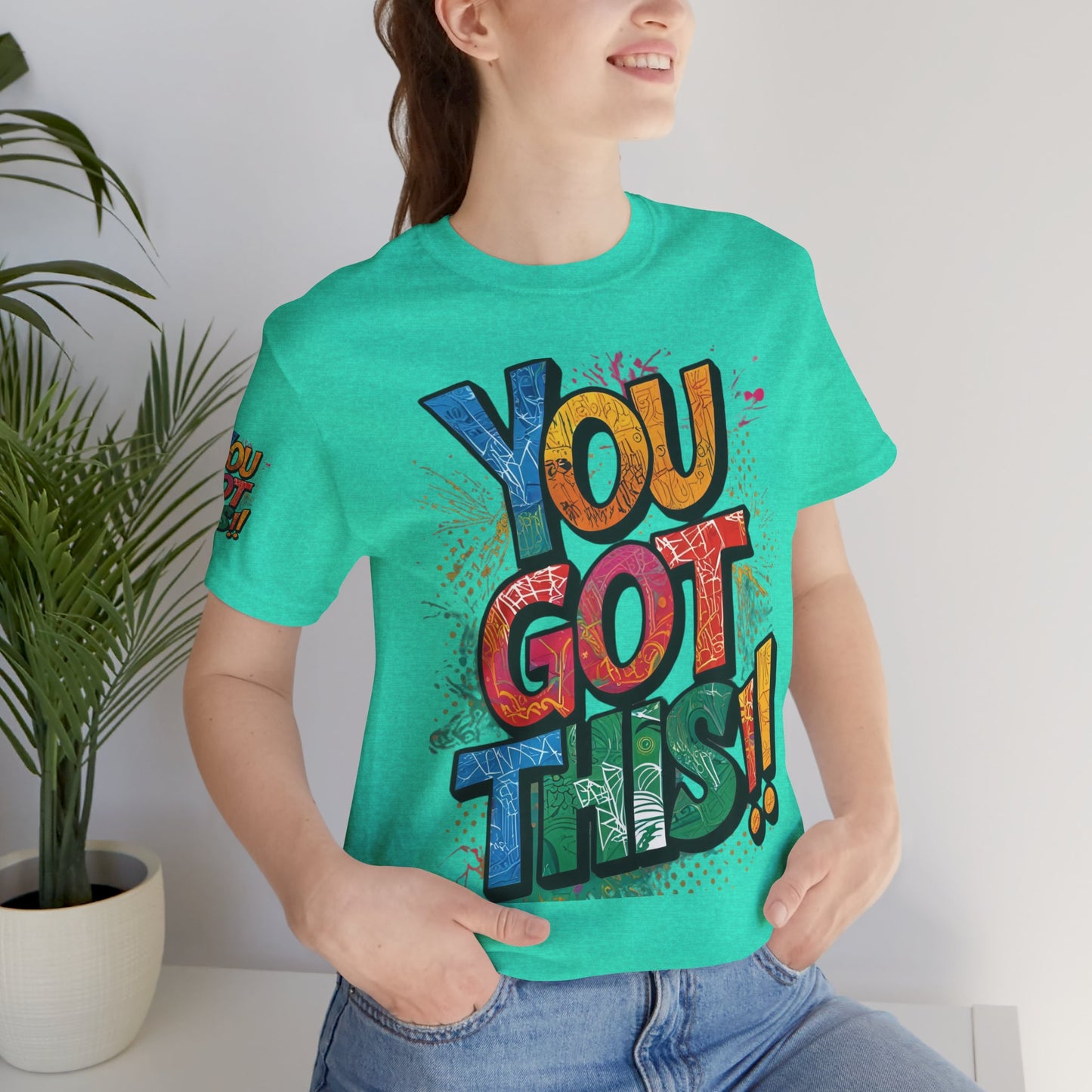 💥 Inspirational  💥  Uplifting  💥 Unisex  Jersey  T-Shirt  💥  You  Got  This!   💥 Motivational  💥 T-Shirts  for  Fitness 💥 &  Everyday  Wear 💥  Sizes   XS - 4XL 💥 Birthday  Gift 💥 17  Different  Colors  to  Choose  From  💥