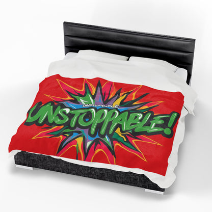 💥 Unstoppable 💥 Velveteen 💥 Plush 💥 Blanket 💥 Cozy 💥 Comfort for 💥 Motivation and Inspiration 💥