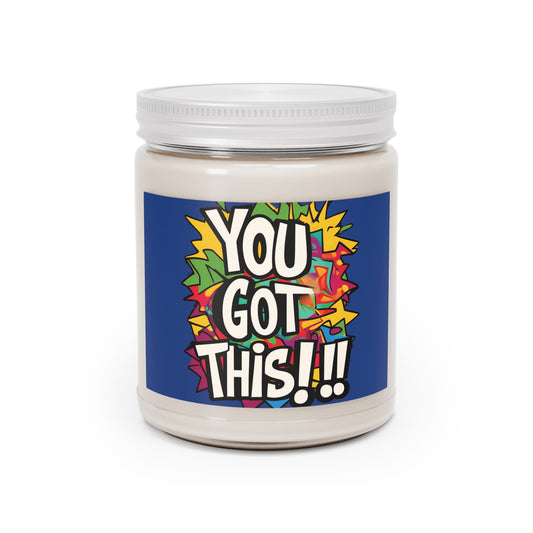 Eye-Catching    Scented Candle - 'You Got This' 9oz.   8  Different Scents    1 Unscented