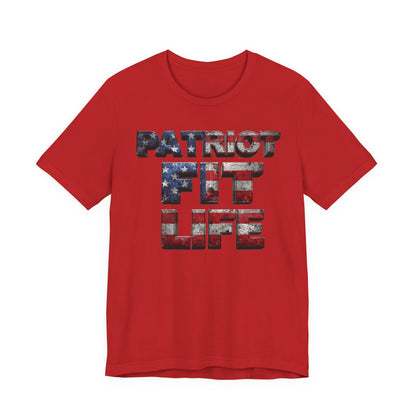 Patriot Fit Life T-Shirt | American Flag Fitness Tee – LIVE FIT