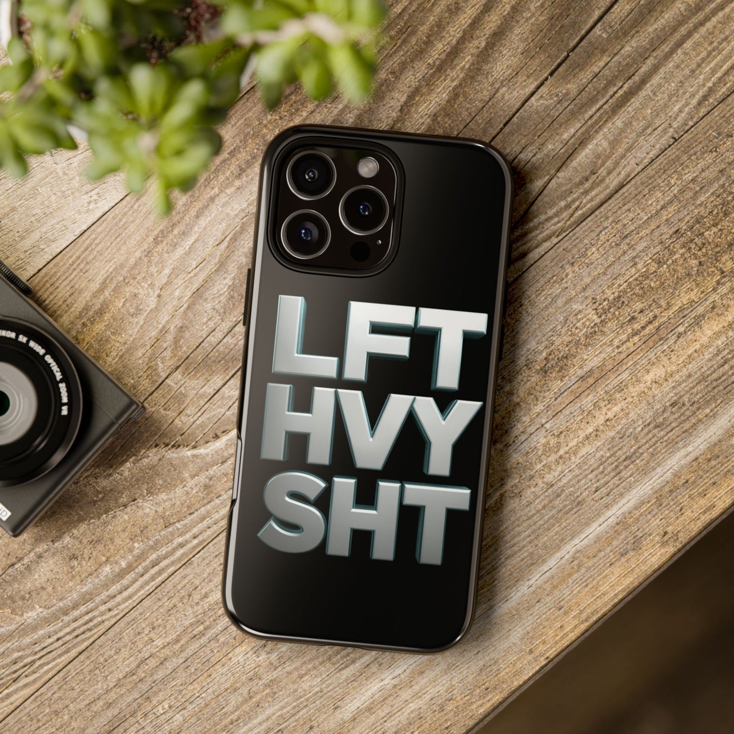Phone Case — 'LFT HVY SHT' Bold Gym Fitness Protection Case