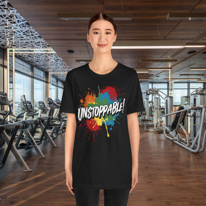 Unstoppable Design Tee - Vintage  Retro  Unisex  Tee - Classic  T-Shirt - Graphic Tee - Casual  Shirt - Short  Sleeve  Shirt