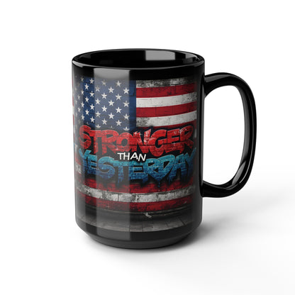 Motivational Mug for Fitness Enthusiasts, Inspirational Coffee Cup, Strength Reminder Gift, Gym Love Mug, USA Flag Design