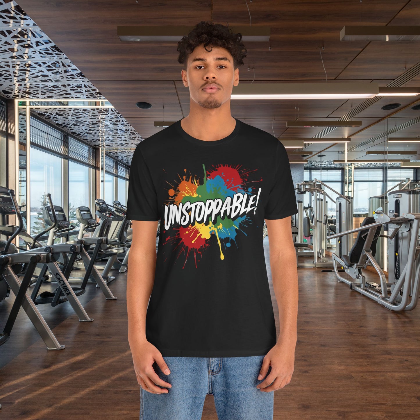 Unstoppable Design Tee - Vintage  Retro  Unisex  Tee - Classic  T-Shirt - Graphic Tee - Casual  Shirt - Short  Sleeve  Shirt