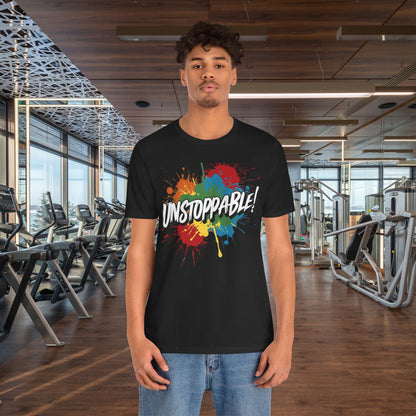 Unstoppable Design Tee - Vintage  Retro  Unisex  Tee - Classic  T-Shirt - Graphic Tee - Casual  Shirt - Short  Sleeve  Shirt