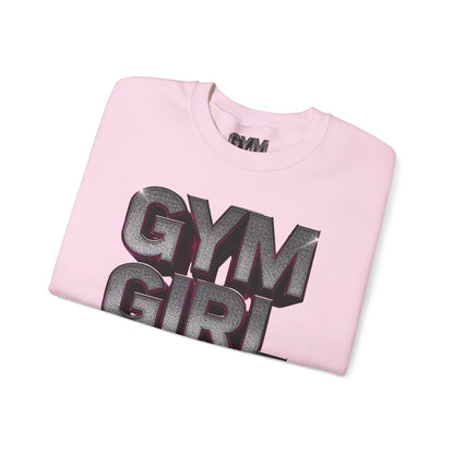 Gym Girl Crewneck Sweatshirt - Stylish Fitness Apparel - Women's Workout Sweatshirt - S-4XL