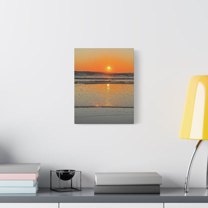 Stunning Sunset Beach Canvas Print, Ocean Decor, Wall Art, Home Decor, Coastal Artwork for Living Room