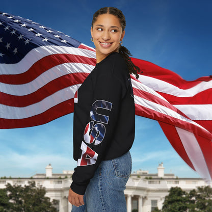 Patriotic USA Crewneck Sweatshirt - Unisex Heavy Blend - American Pride - National Pride Gift - S-5XL