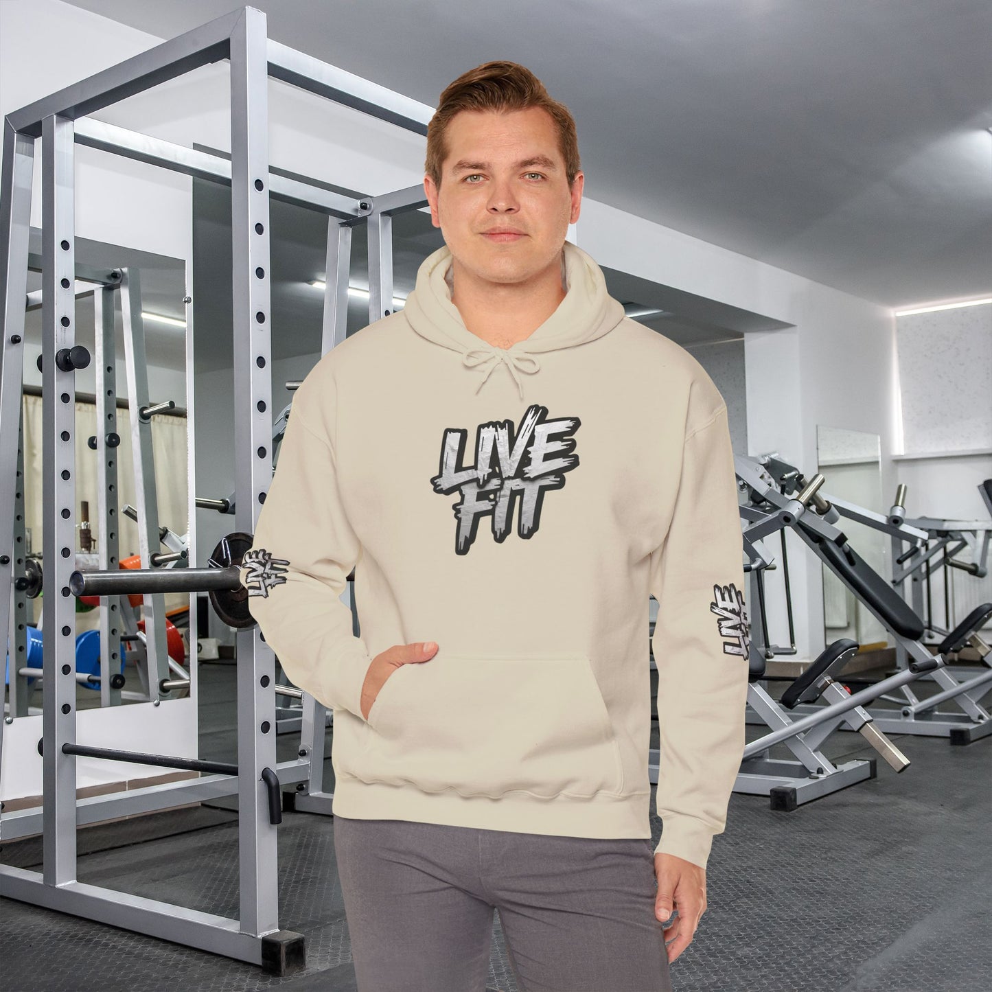 LIVE FIT Hoodie S-5XL - Unisex Heavy Blend™ Hooded Sweatshirt for Fitness Enthusiasts - Workout Apparel -  Gym Wear -  Casual Style - Gift for [...]