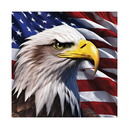 💥 Patriotic 💥 Bald Eagle 💥 Red White & Blue 💥 Wall Art 💥 Matte  💥 Vertical Poster 💥