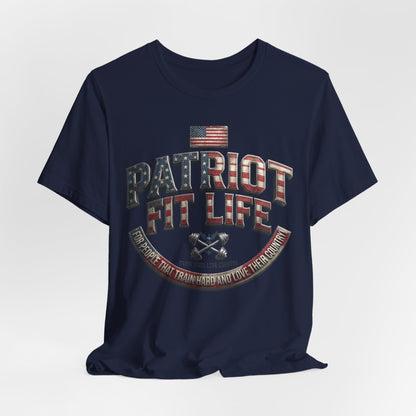 Patriot Fit Life Tee — American Flag Fitness T-Shirt