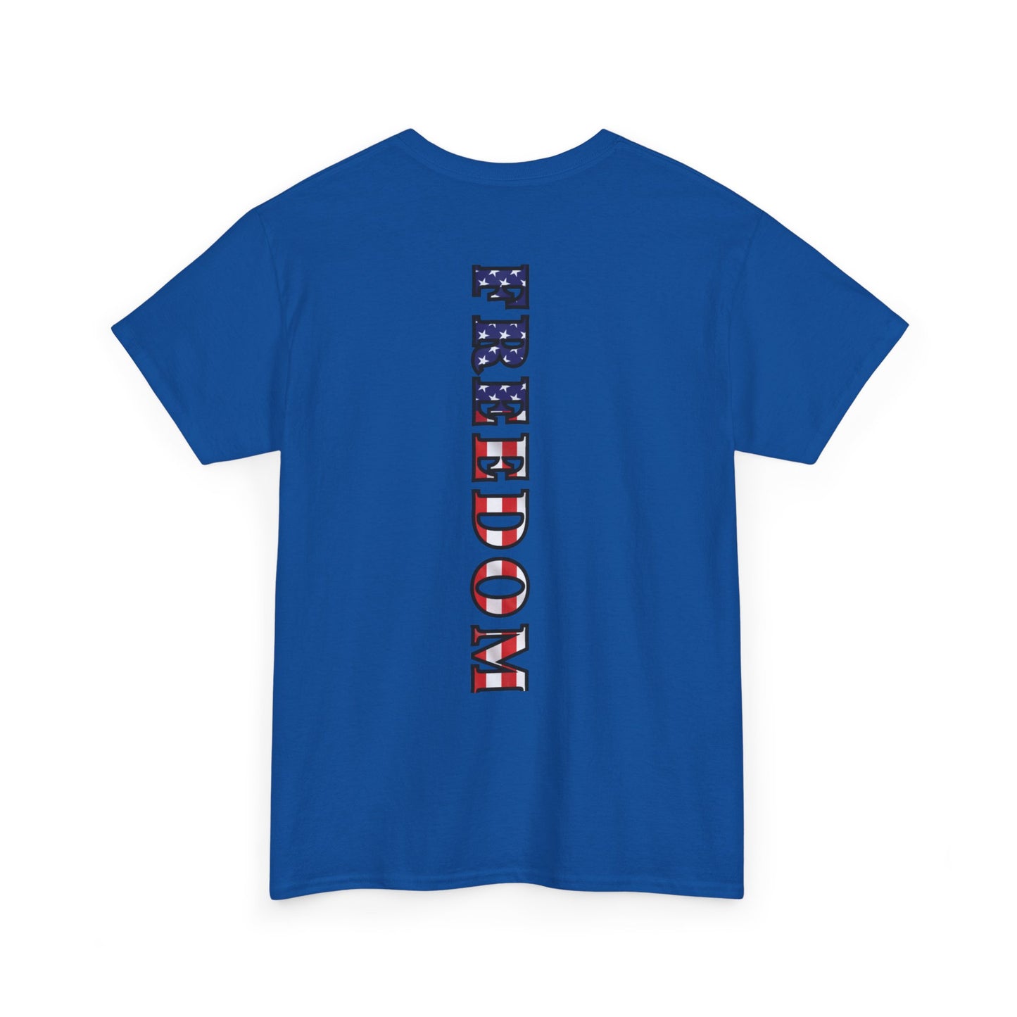Freedom Patriotic T-Shirt - Red White Blue - American Flag Tee - Unisex S-5XL