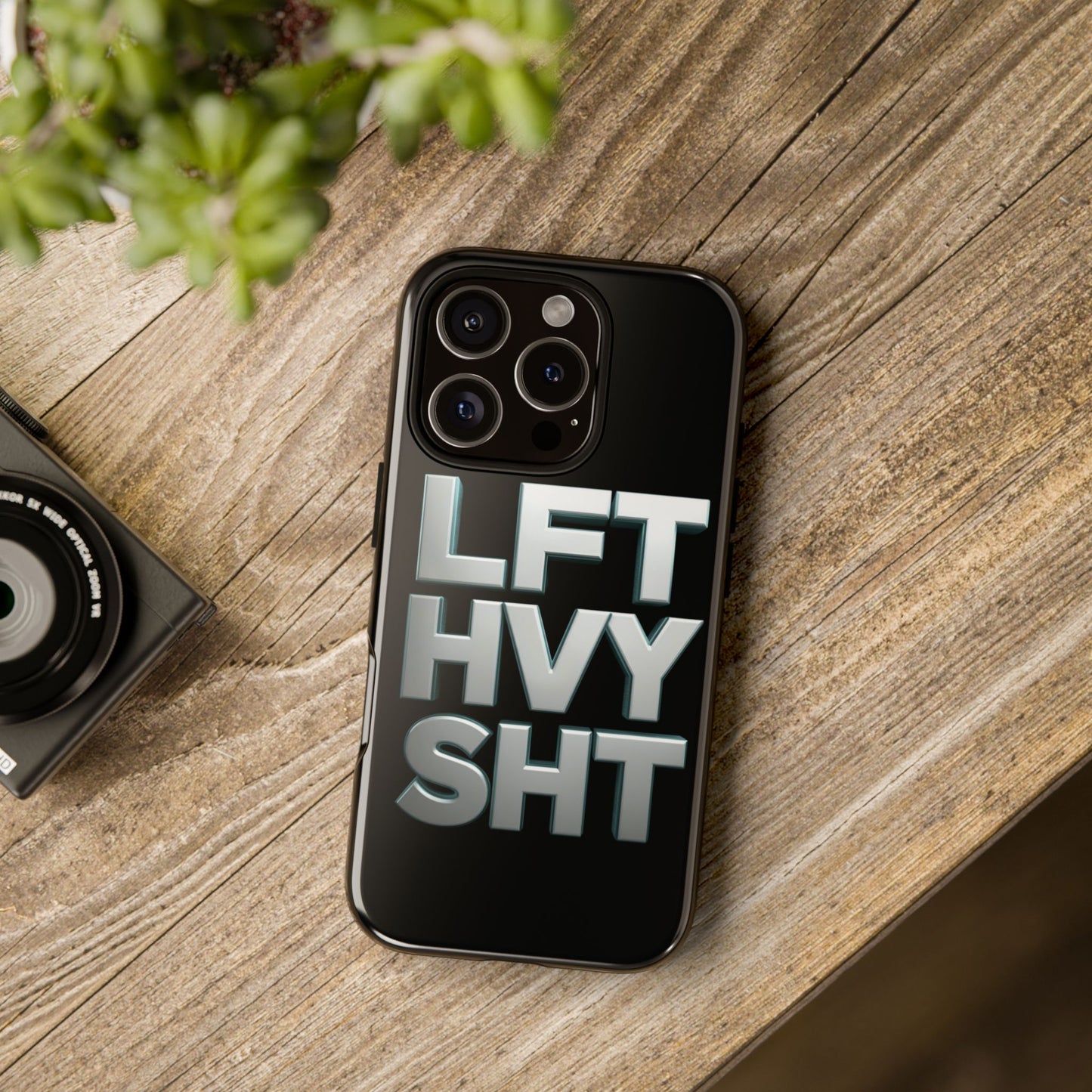 Phone Case — 'LFT HVY SHT' Bold Gym Fitness Protection Case