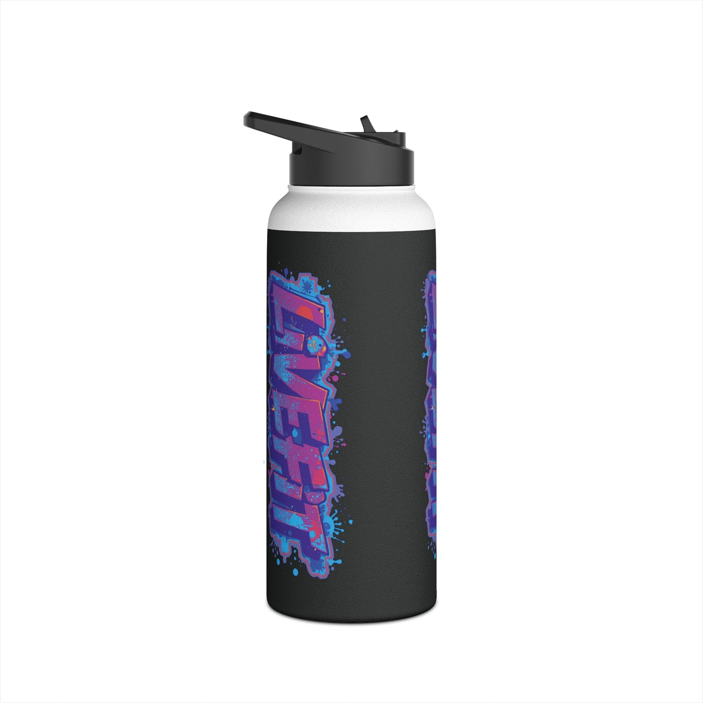 Live Fit Stainless Steel Water Bottle - Gym Bottle - Fitness Gift -  Sports Hydration - Eco-Friendly Water Container - Workout Accessory -  [...]