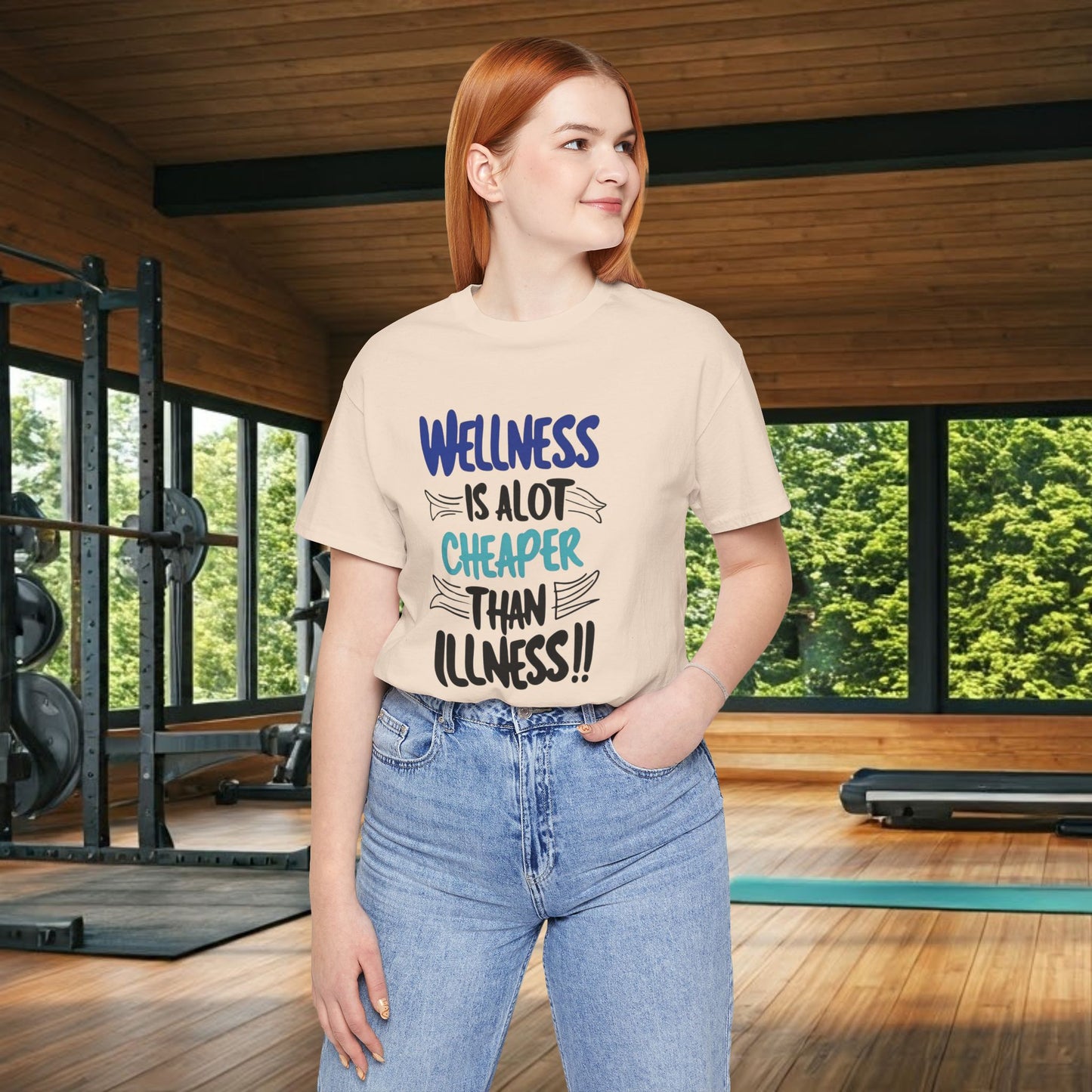 Wellness Is A Lot Cheaper Than Illness - Wellness Awareness T-Shirt - Unisex S-3XL