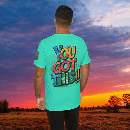 💥 Inspirational  💥  Uplifting  💥 Unisex  Jersey  T-Shirt  💥  You  Got  This!   💥 Motivational  💥 T-Shirts  for  Fitness 💥 &  Everyday  Wear 💥  Sizes   XS - 4XL 💥 Birthday  Gift 💥 17  Different  Colors  to  Choose  From  💥