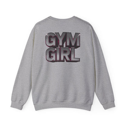 Gym Girl Crewneck Sweatshirt - Stylish Fitness Apparel - Women's Workout Sweatshirt - S-4XL