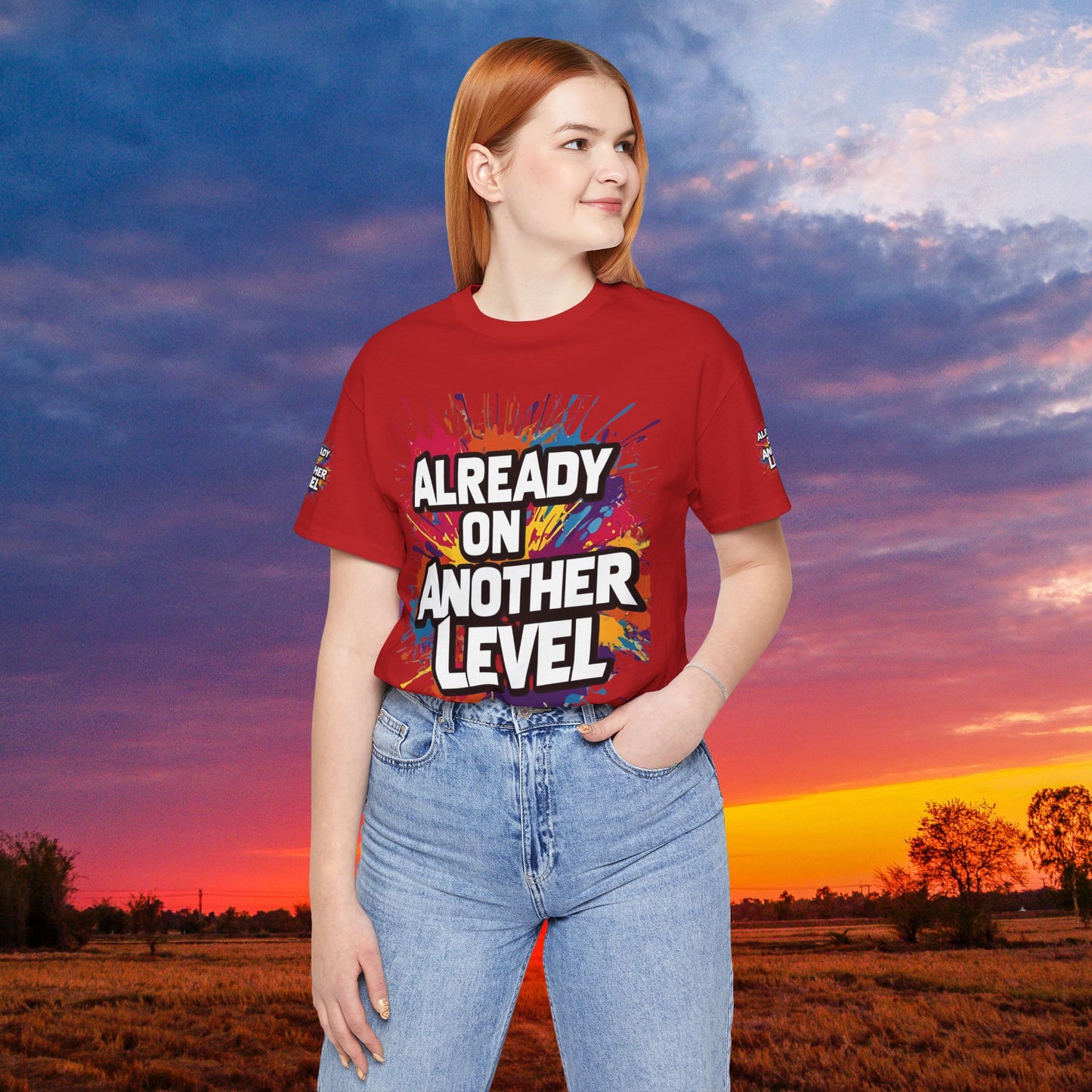 💥 Colorful  💥 Motivation  Tee 💥  'Already on Another Level'  💥 8  Different  Colors  💥 Sizes  XS - 5XL 💥