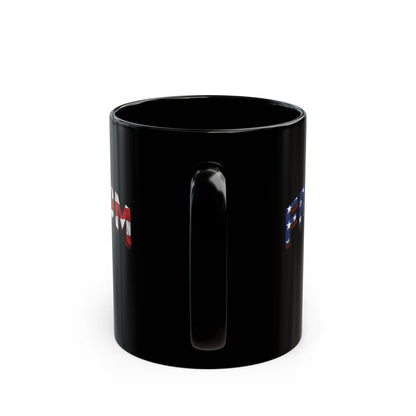 FREEDOM Mug | Patriotic American Flag Stars & Stripes Coffee Cup