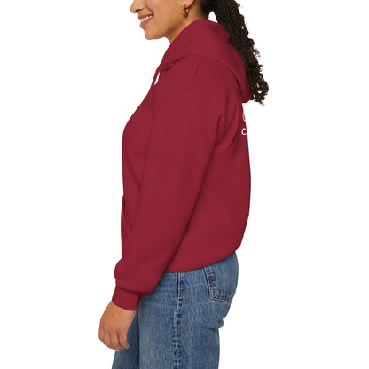 Blessed Hoodie – Patriotic Red, White & Blue Unisex Pullover Sweatshirt with Front & Back Print – Cozy, Positive Vibes Gift