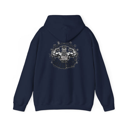 Unisex - Muscles Loading…Please Wait - Heavy Blend™ Hooded Sweatshirt - Motivational Fitness Hoodie - Workout Sweatshirt - Gym Apparel - Inspirational Gift - Holiday Gift